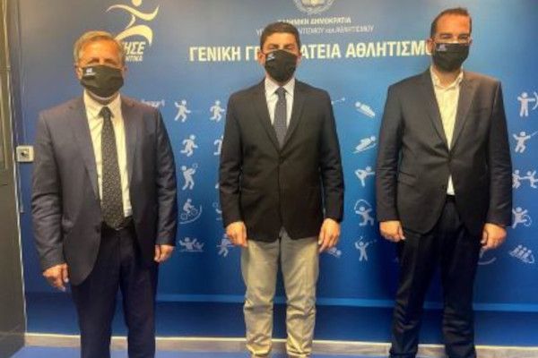 Πρόταση φιλοξενίας στην Αρχαία Ολυμπία του υπό ίδρυση Ινστιτούτου Επιμόρφωσης Αθλητικών Στελεχών κατέθεσαν στον Υφυπουργό Αθλητισμού ο Περιφερειάρχης Δυτικής Ελλάδας και ο Δήμαρχος Αρχαίας Ολυμπίας