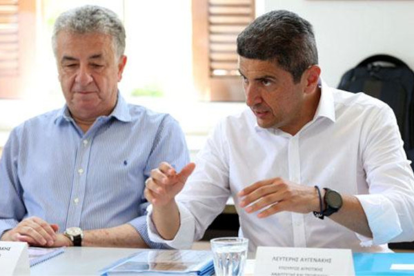 Σύσκεψη Αυγενάκη, Αρναουτάκη για την αναβάθμιση της Γεωργικής Σχολής Μεσσαράς