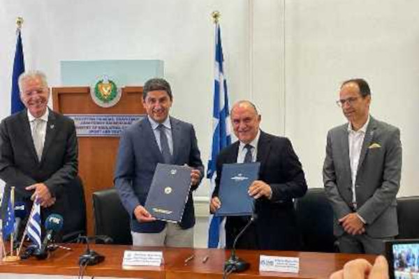 Ακόμα στενότερες οι σχέσεις με την Κύπρο, υπογράφηκε το αναβαθμισμένο Πρωτόκολλο Αθλητικής Συνεργασίας με την Ελλάδα