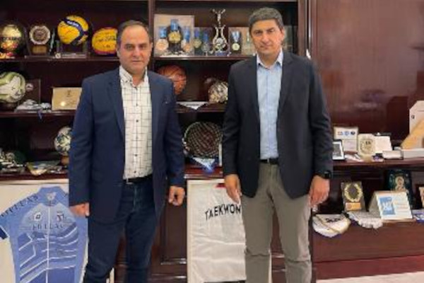 Για την πρόοδο των Έργων στην Καρδίτσα συναντήθηκε ο Δήμαρχος, Βασίλης Τσιάκος, με τον Υφυπουργό Αθλητισμού, Λευτέρη Αυγενάκη
